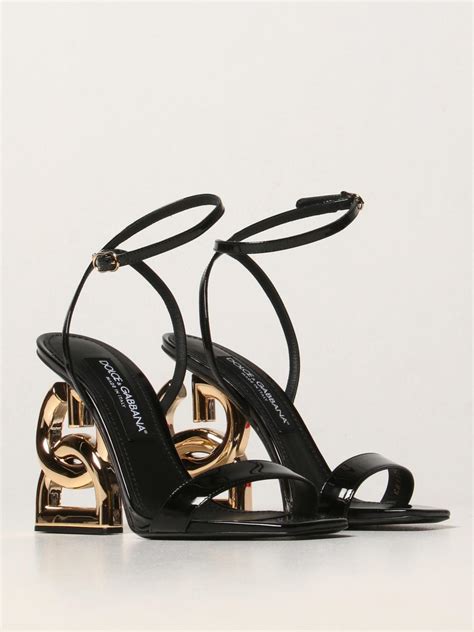 black shoes dolce gabbana|dolce and gabbana heels black.